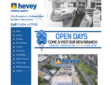 Tablet Screenshot of hevey.co.uk